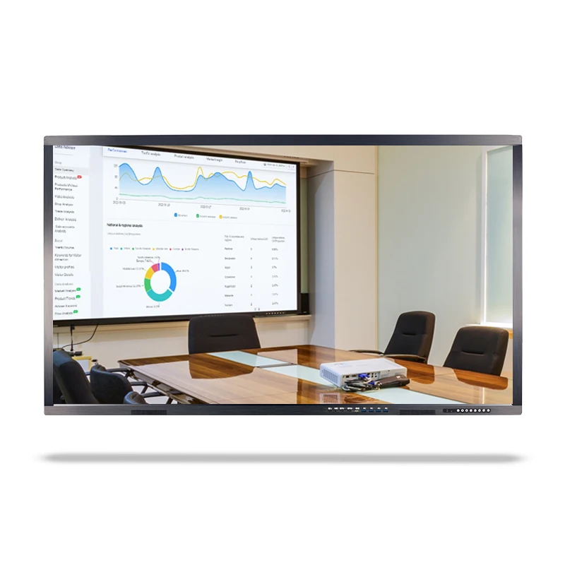 65 inch interactive touch screen smart board 4K smartboards Display educational electronic whiteboard