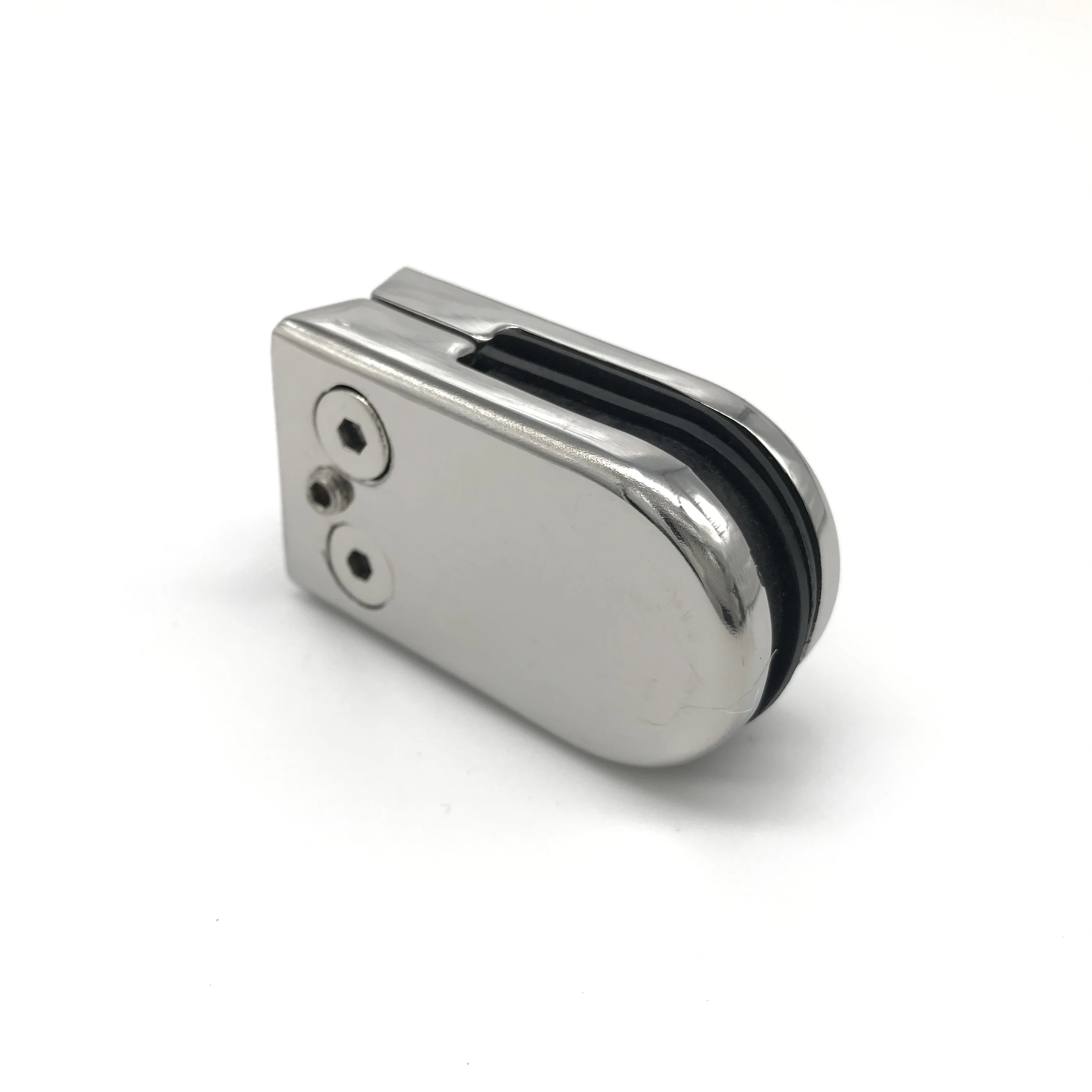 FYL high quality glass mounting hardware flat back round glass clamp glass accessories