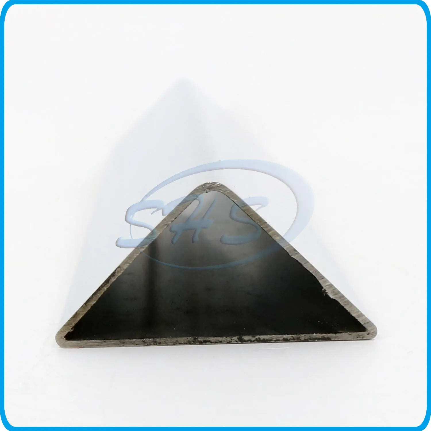 High quality AISI201 304L 304 316L hollow triangle pipe stainless steel half round tube with mirror finishing