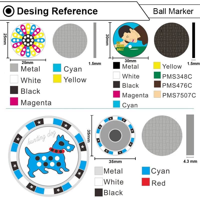 New Poker Chip Golf Putting Green Reading Aid Bubble Level Golf Products Golf Marker Hat Clip