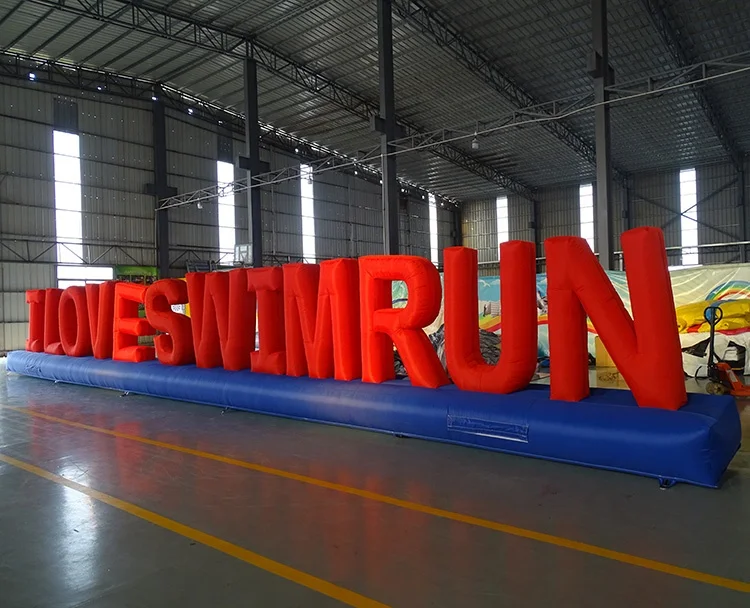 large inflatable letters alphabet for Advertising promotion event