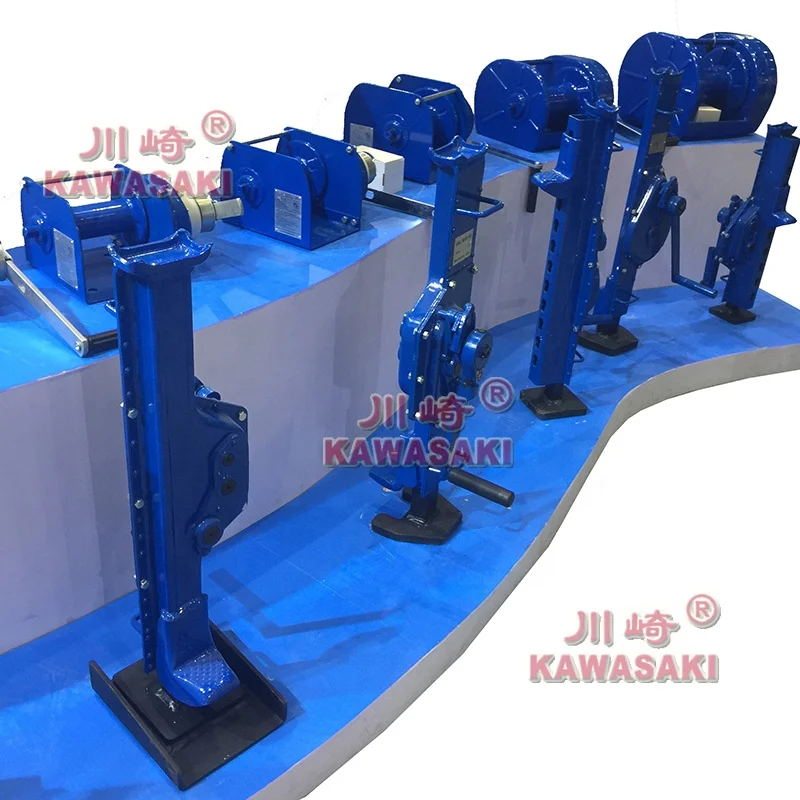 1.5 ton to 25 ton High quality manual handle mechanical lift jack rack screw jack mechanical lifting jack stand 5 ton