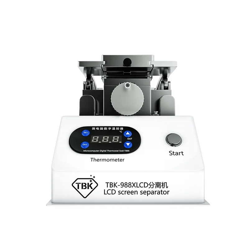 Изогнутая нагревательная платформа TBK 988X Edge для ремонта переднего стекла, ЖК-экрана, Samsung, Huawei Edge