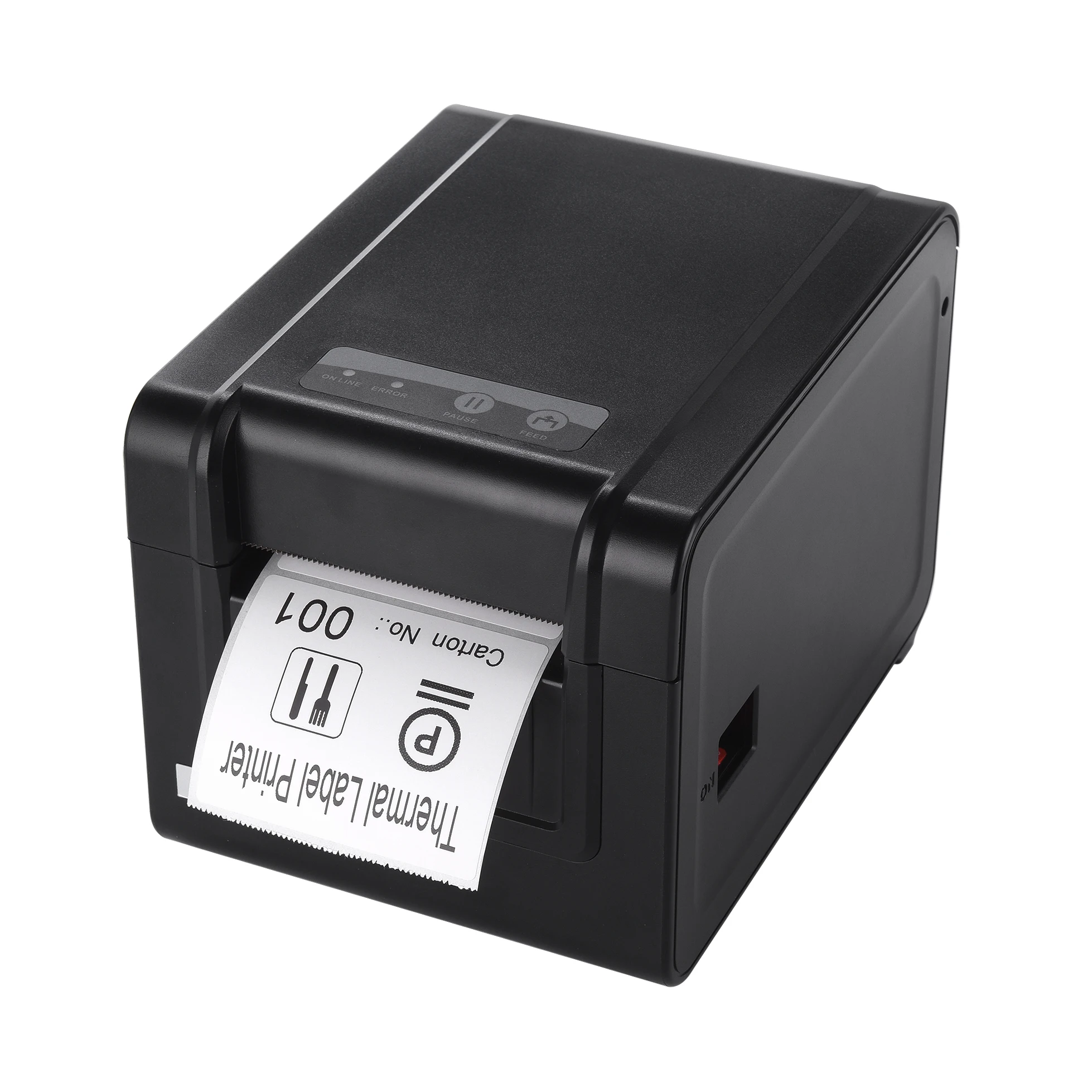 HOP-HQ80 Hoin high  Quality   Barcode Sticker Mini Thermal Label Printer  Desktop Receipt Thermal  sticker Mobile label printer