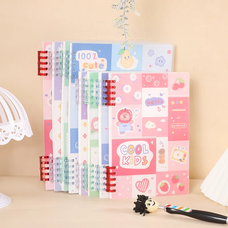 A5 Coil Notebook Cartoon Cute Notepad Rollover Spiral Thickening Creative A5 Notebooks