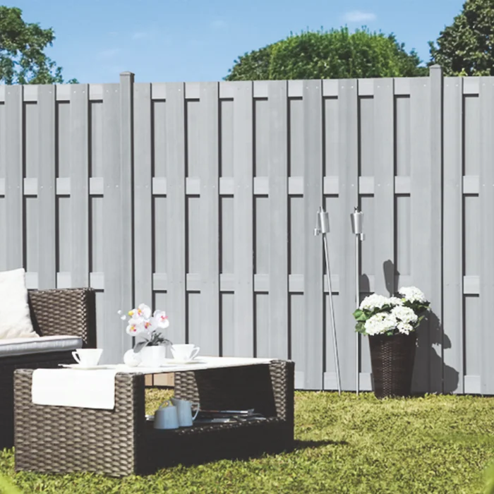 Wholesale Easy Installed Wood Plastic Composite Outdoor Fence Panels