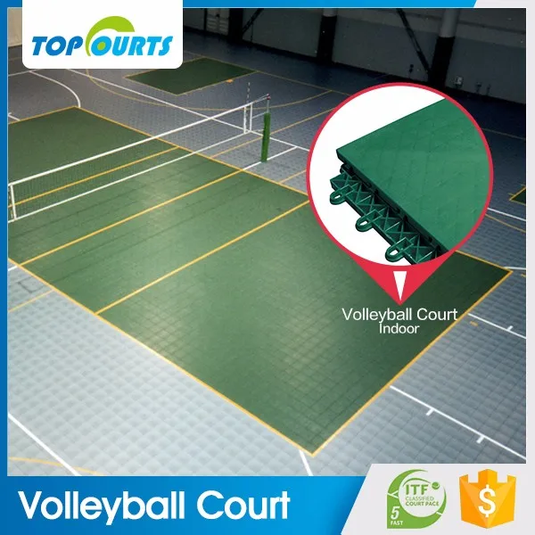 High rolling load PP plastic interlock roller hockey floor tile tiles