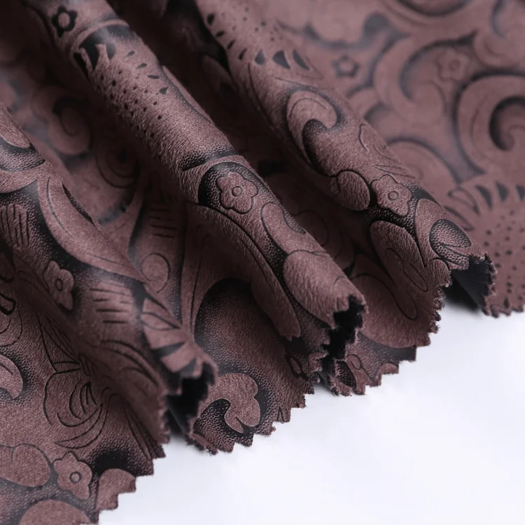 150 см фольгированная замша recyle, текстиль, полиэстер, печатная ткань