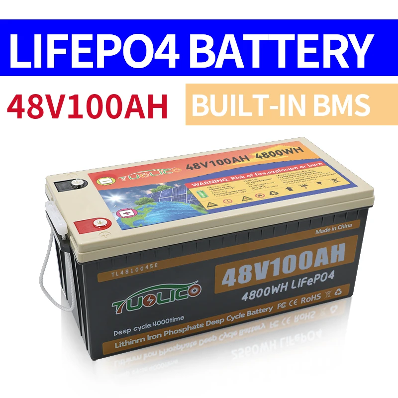 Литий-ионный Аккумулятор Lifepo4 48 в 100 Ач 100 Ач 3,2 в 100 Ач 48 в 100 Ач для солнечной энергетической системы
