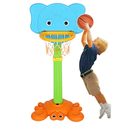 
Home Use Games Sports Adjustable Plastic Standing Basketball Frame 