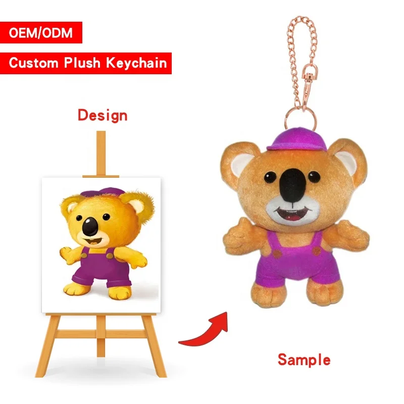 manufacturer pet squeak toys 10cm plush doll custom plush keychains toys plush toys customize Custom Plushie