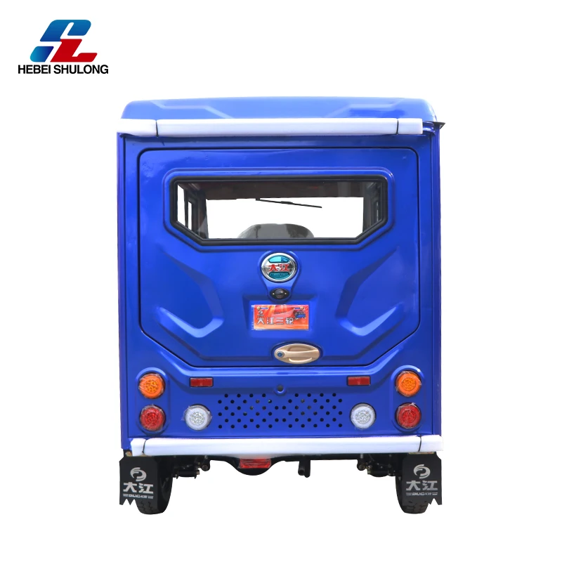 6 person passenger high quality gasoline motorized tricycles for taxi