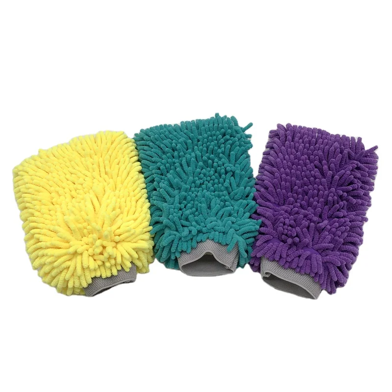Lint-free Muti-purpose Microfiber Car Cleaning Mitt  Auto Washing  Gloves Mitts for  car