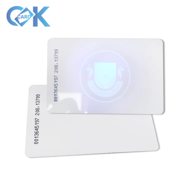 High Quality Custom Printing Anti-fake Ink Printing Plastic PVC Card with Security Ink logo