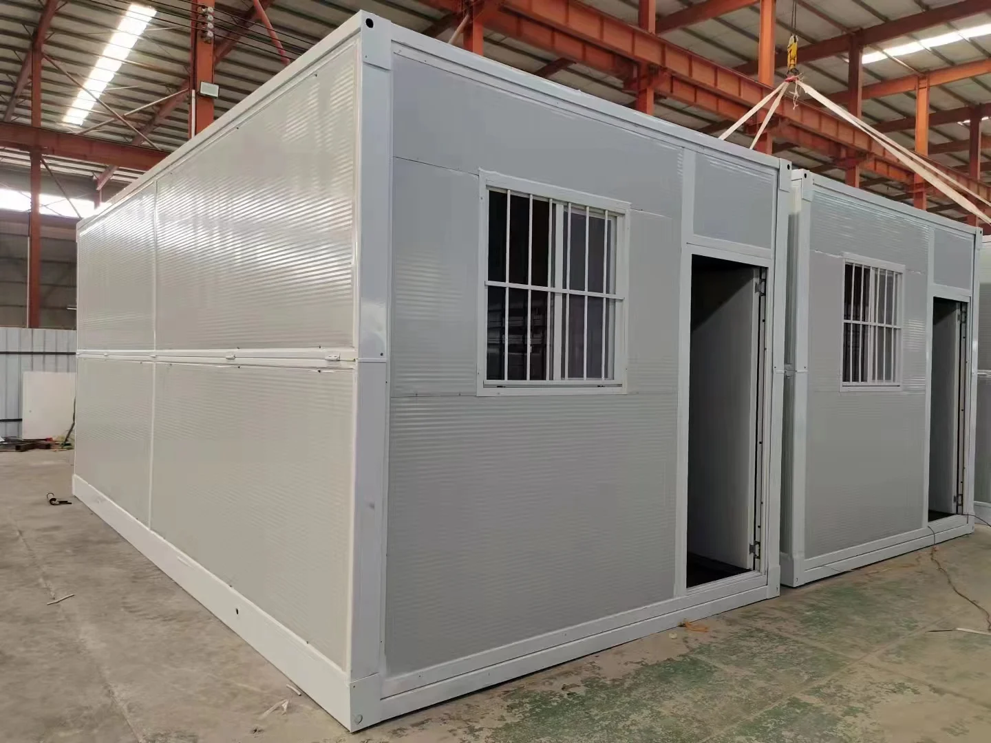 China Direct Sale 2 Colors Available Eco Friendly Container Houses Foldable Modular Home