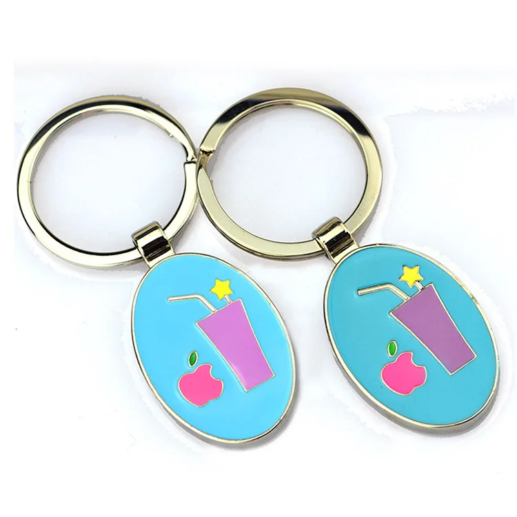 Wholesale Designer butterfly Keychain in Bulk Custom Enamel Key Chain Cartoon Key Holders for Girls