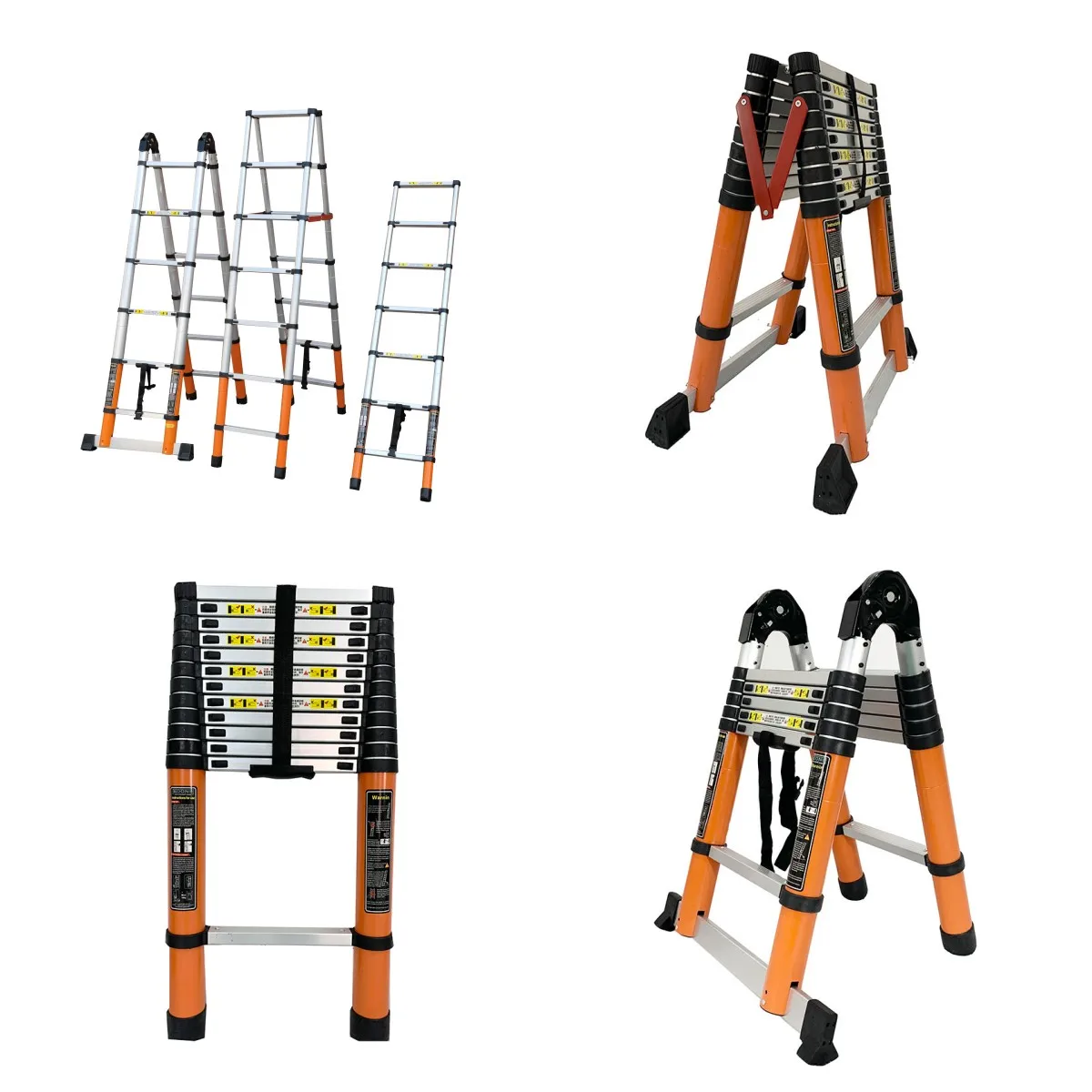 Cheap Factory Price Escalera K8ng Youngkang Aluminium A 3 Section Extension Ladder Aluminum Ladders