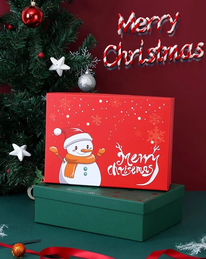 Wholesale High Quality Christmas Packaging Box Holiday Gift Decorative Box