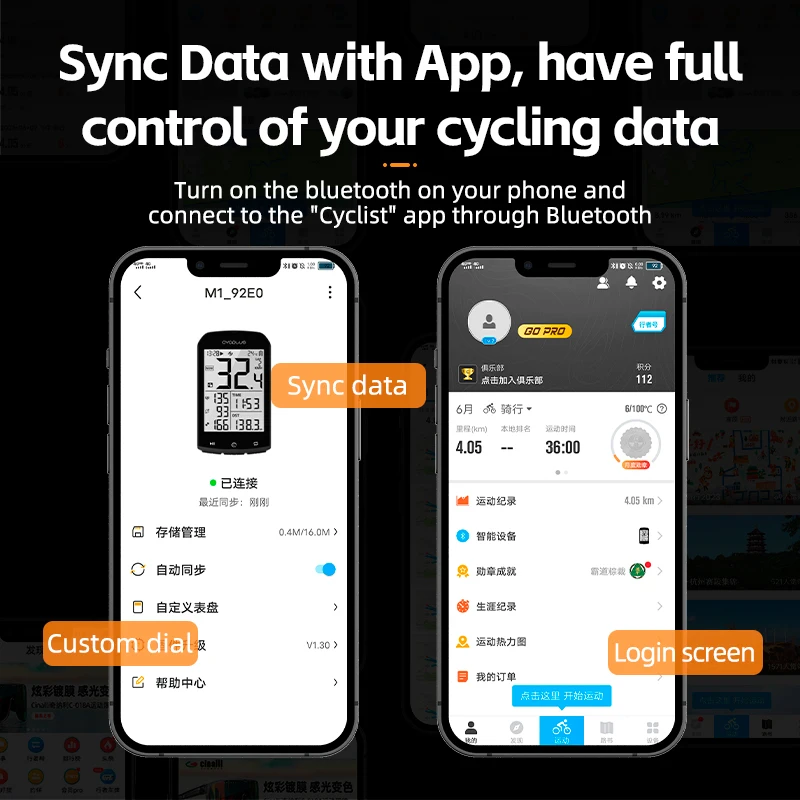 ROCKBROS High Quality Wireless Waterproof Heart Rate Monitor GPS Cycling Speedometer Bicycle Computer