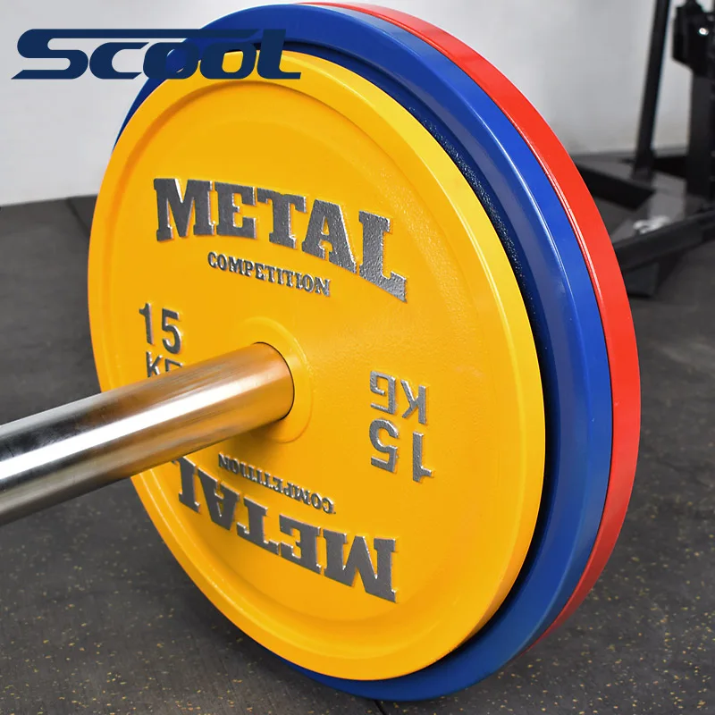 Тарелки powerlifting и deadlift для бодибилдинга фитнеса прочные чугунные штанги оборудование тренажерного зала поддержка индивидуального логотипа