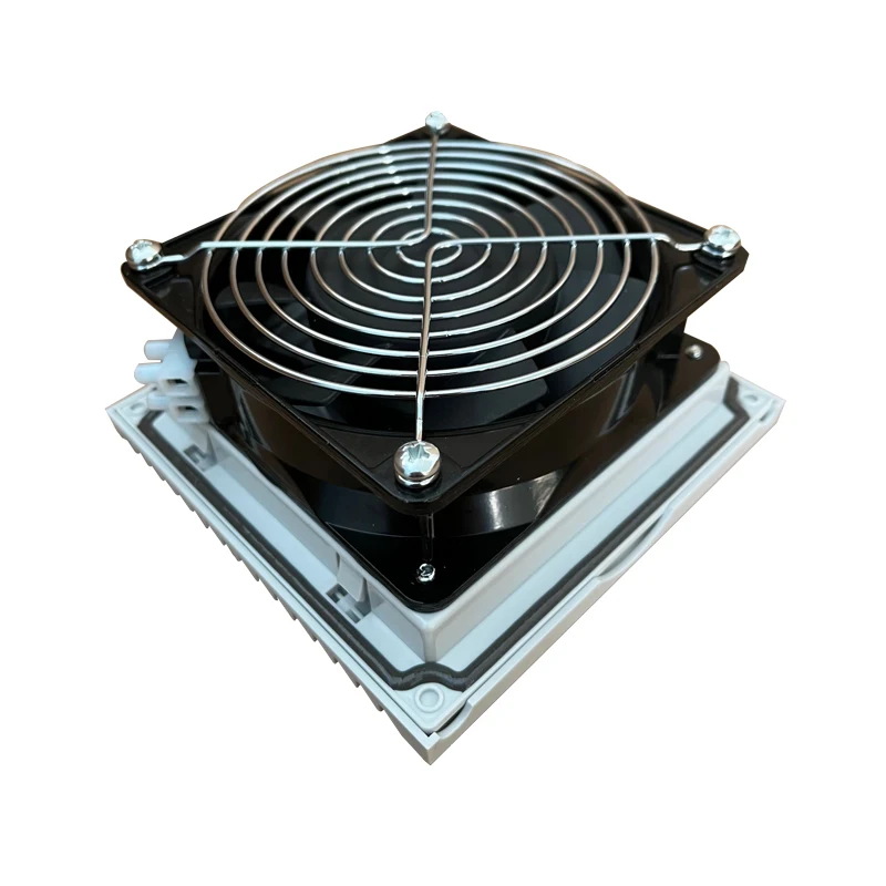 Jasonfan FJK6622PB115 110V ac RAL7035 92 m3/h Fan with Filter 148.5x148.5x68.5mm board filter fan Cutting dimensions 123x123mm