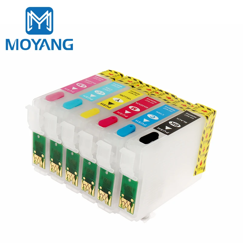 MoYang T0821-6 T0821N T0821 Refill Ink Cartridge For EPSON Stylus T50/T59/TX650/TX700W/TX800FW/TX720/TX820FWD Printer