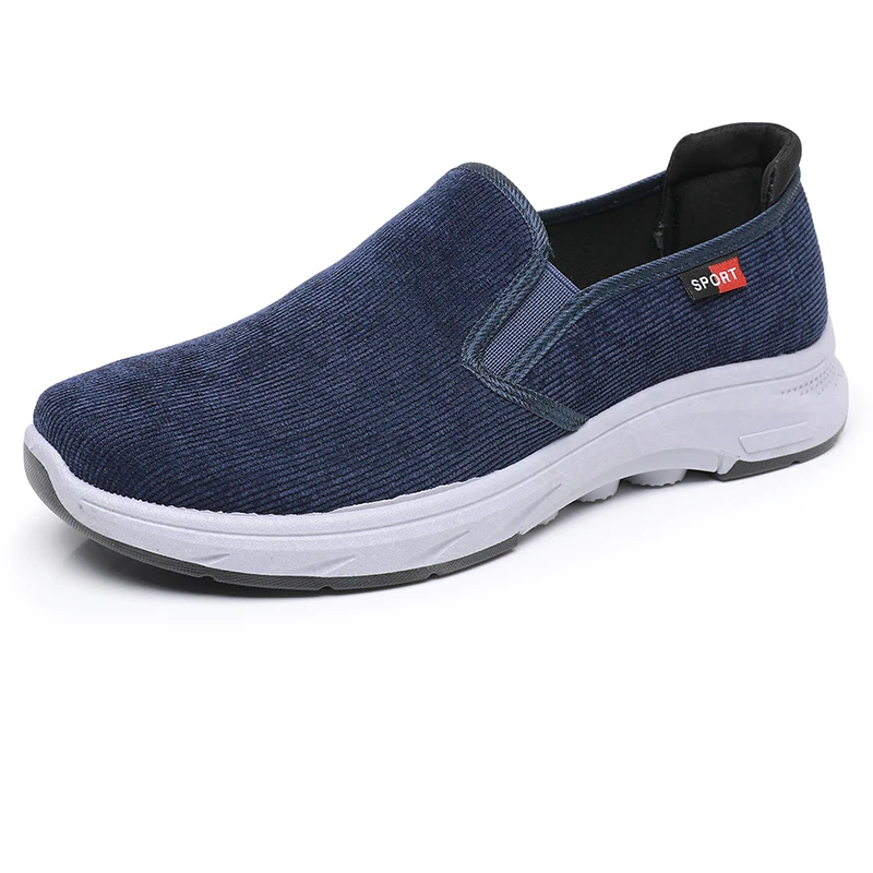 869-Old Beijing Cloth Shoes Popular Elderly Walking Comfortable One Step Dad Single Shoes