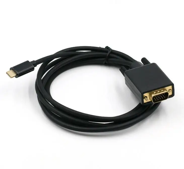 Hot Sale USB C Type C to VGA Cable Adapter 6FT 1.8m