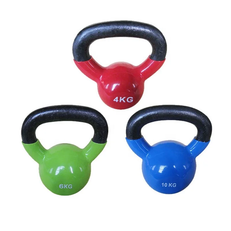 Innovative Products Fitness Equipment Cast Iron Custom Candy Color Kettlebell Fitness