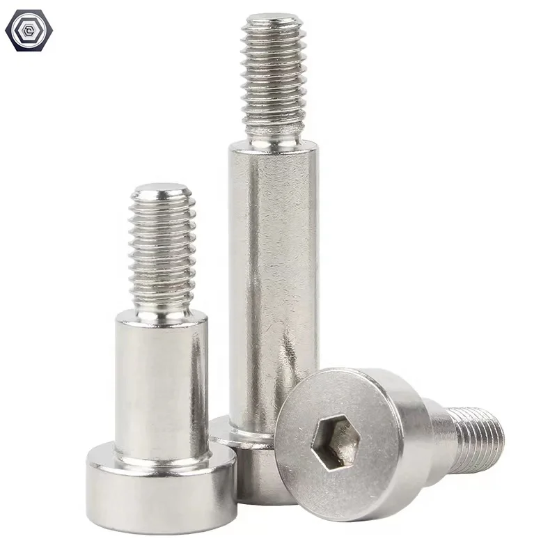 ISO7379 Stainless Steel 304 Shoulder Bolt Hexagon Socket step Screw Hex Plug Screws for bearing