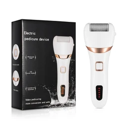professional callus remover machine  electric USB wire LED display foot callus remover with 3 roller