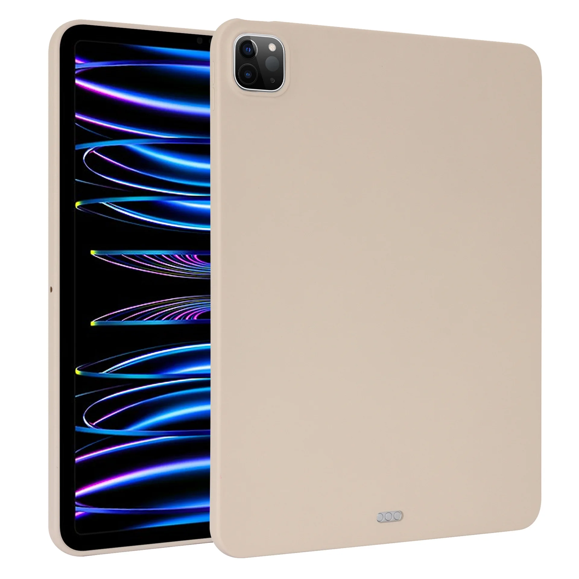 Silicone Skin Feel Full Cover TPU Case with Frosted Anti Fall Soft Shell for iPad Pro 11 12 Multicolor case for Air4/AIir5 10.9