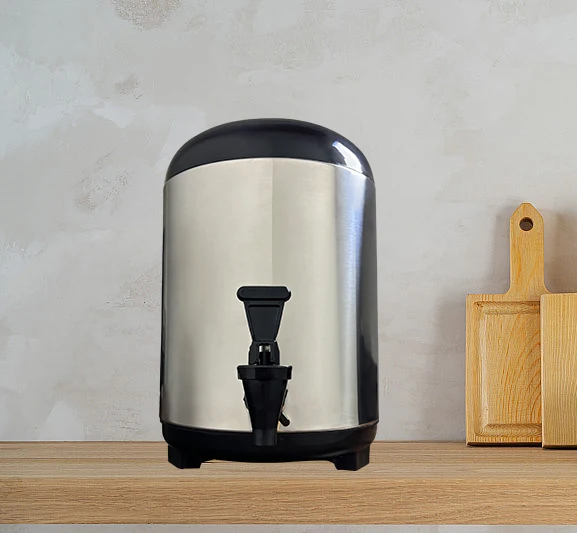 high quality insulated milk tea bucket with tap for commercial from Chinese factory