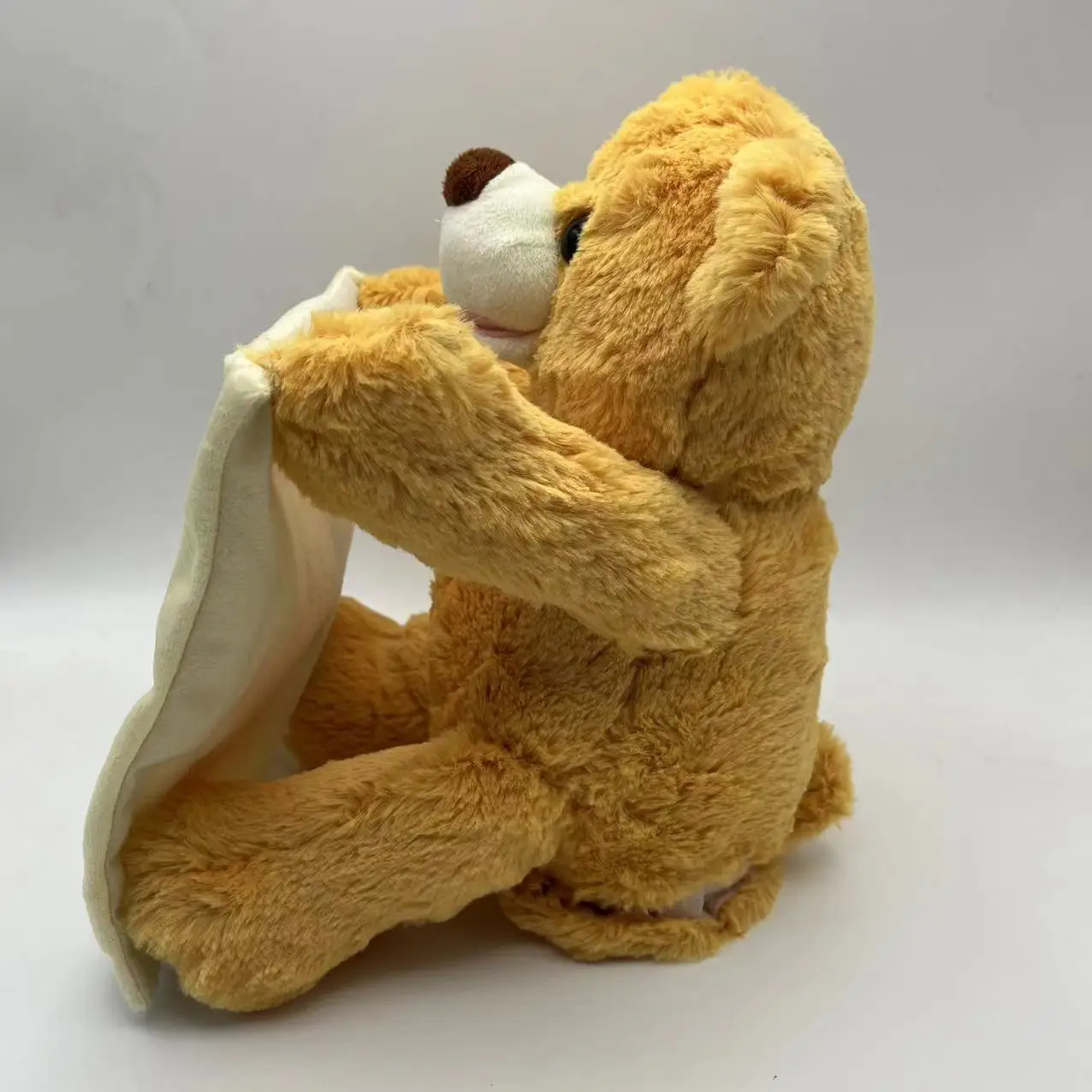 custom Language Baby Plush Learn Talk toy Handkerchief Teddy Bear Funny Electronic talking teddy bear Plush Toys for Kids