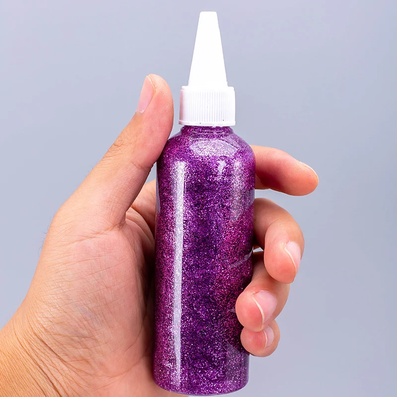 Бренд Amazon TBC Лучшие поделки оптом 90 мл блестящий клей в ведерко из ПЭТ блестящий клей для рукоделия