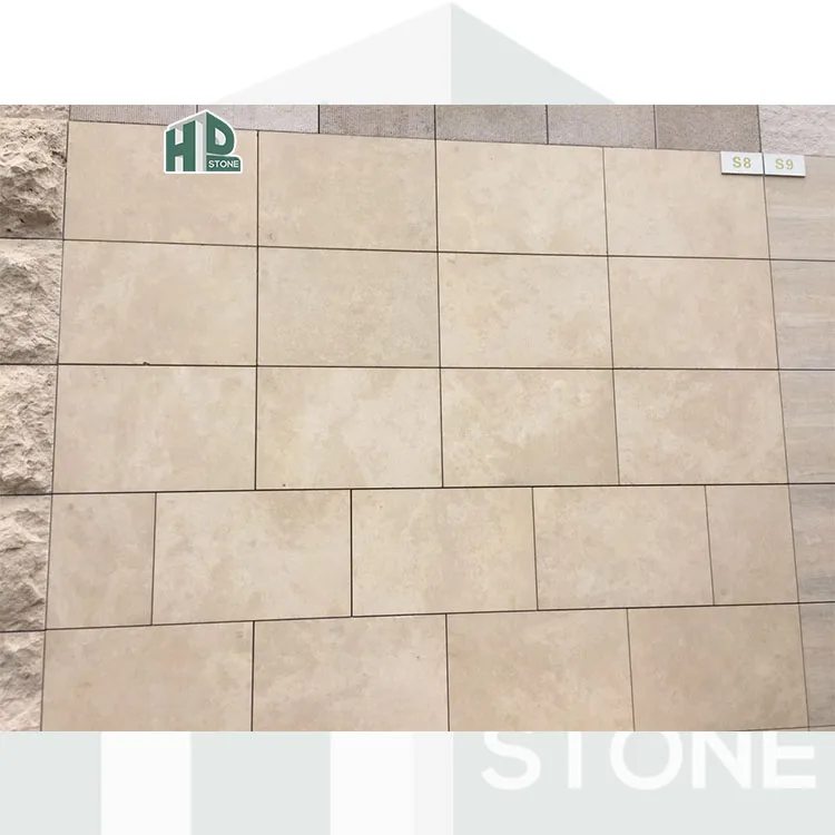 Дешевая Турецкая кремовая Бежевая мраморная плитка 24x24