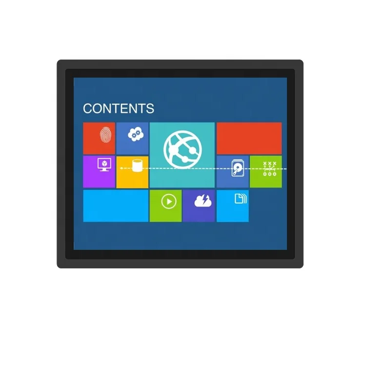 A new type of industrial computer with customizable digital signage that can be touched