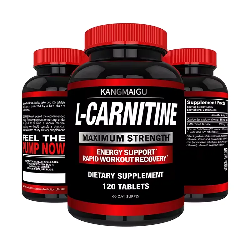 Private Label Vegan Energy Support & Rapid Workout Recovery Pills Supplement Organic Calcium Slimming L-Carnitine Tablets