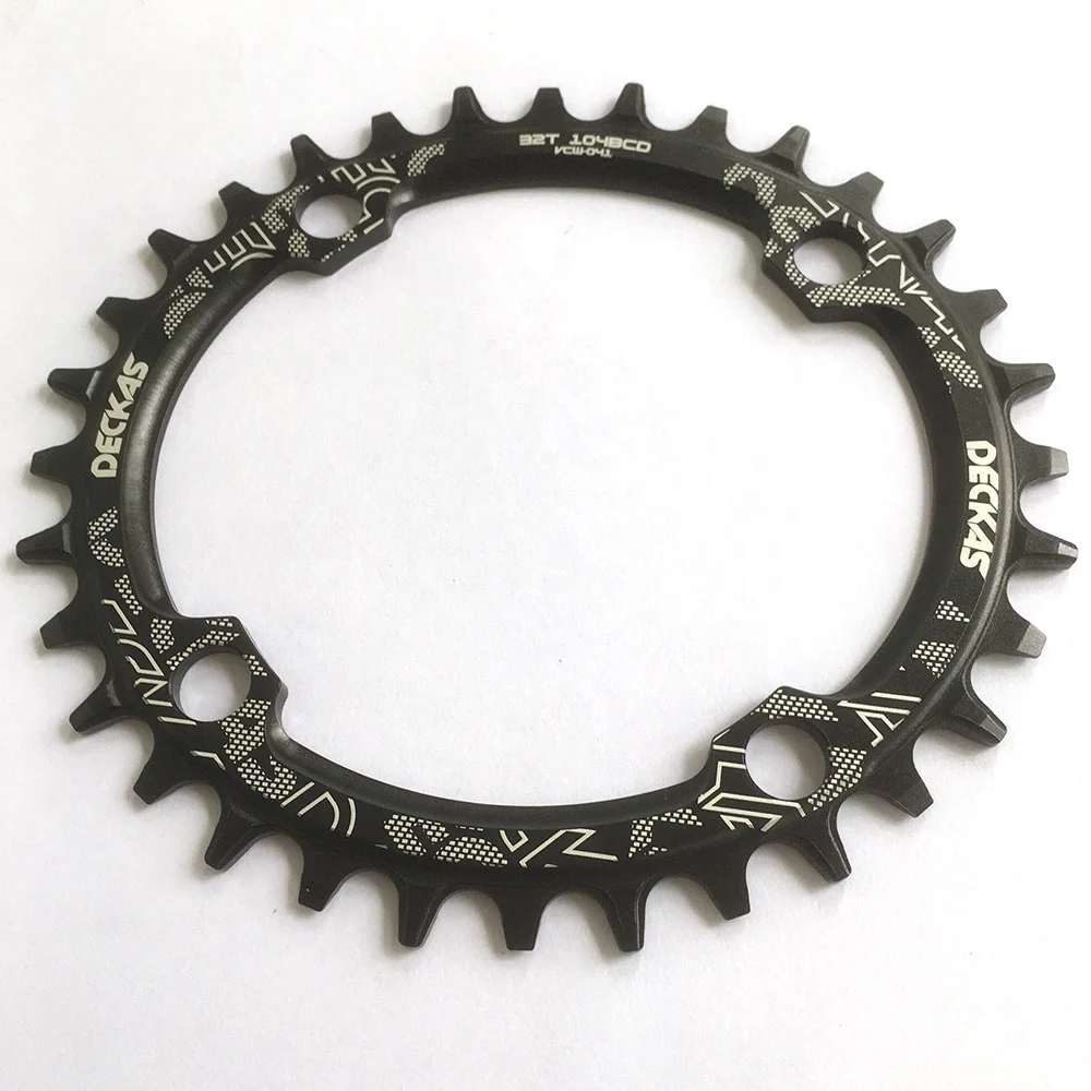 Deckas Oval Chainring Bike Bicycle 32T Ultralight Chainwheel 104 Bcd Chainwheel 104BCD Chain Ring MTB Mountain 104bcd
