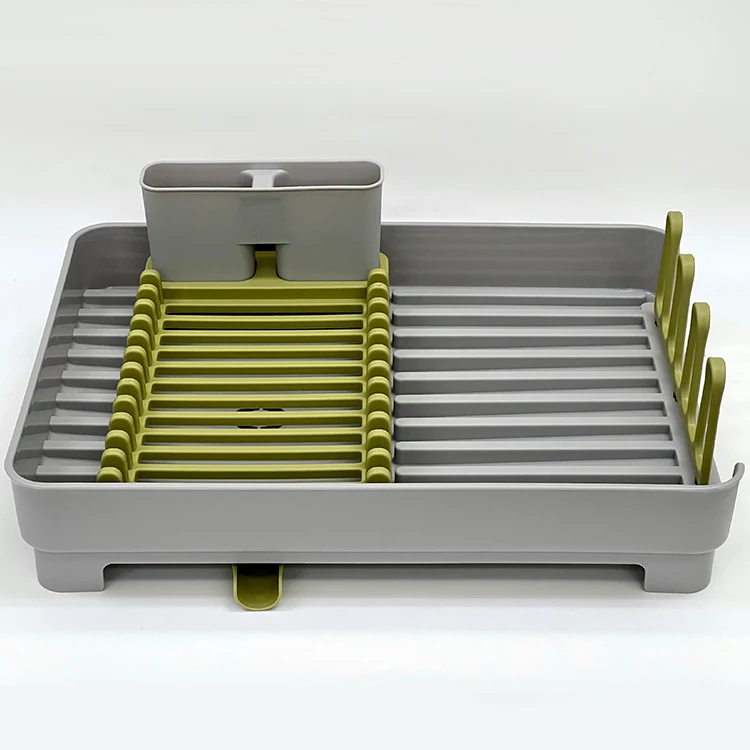 New Color Plastic Dish Drainer Hot Sell Easy Assembling Kitchen Sink Drainer Dish Drying Rack