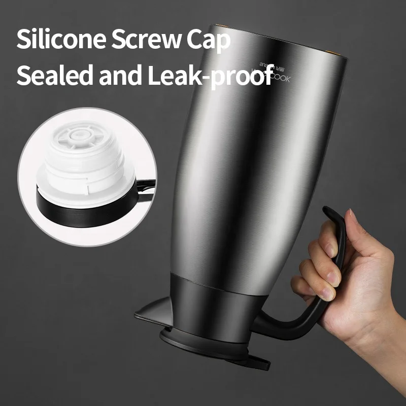 Hot Sales Led Temperature Sensor Glass Thermal Carafe Vacuum Insulated Thermos Carafe Flask Vacuum Coffee Carafe Kettle