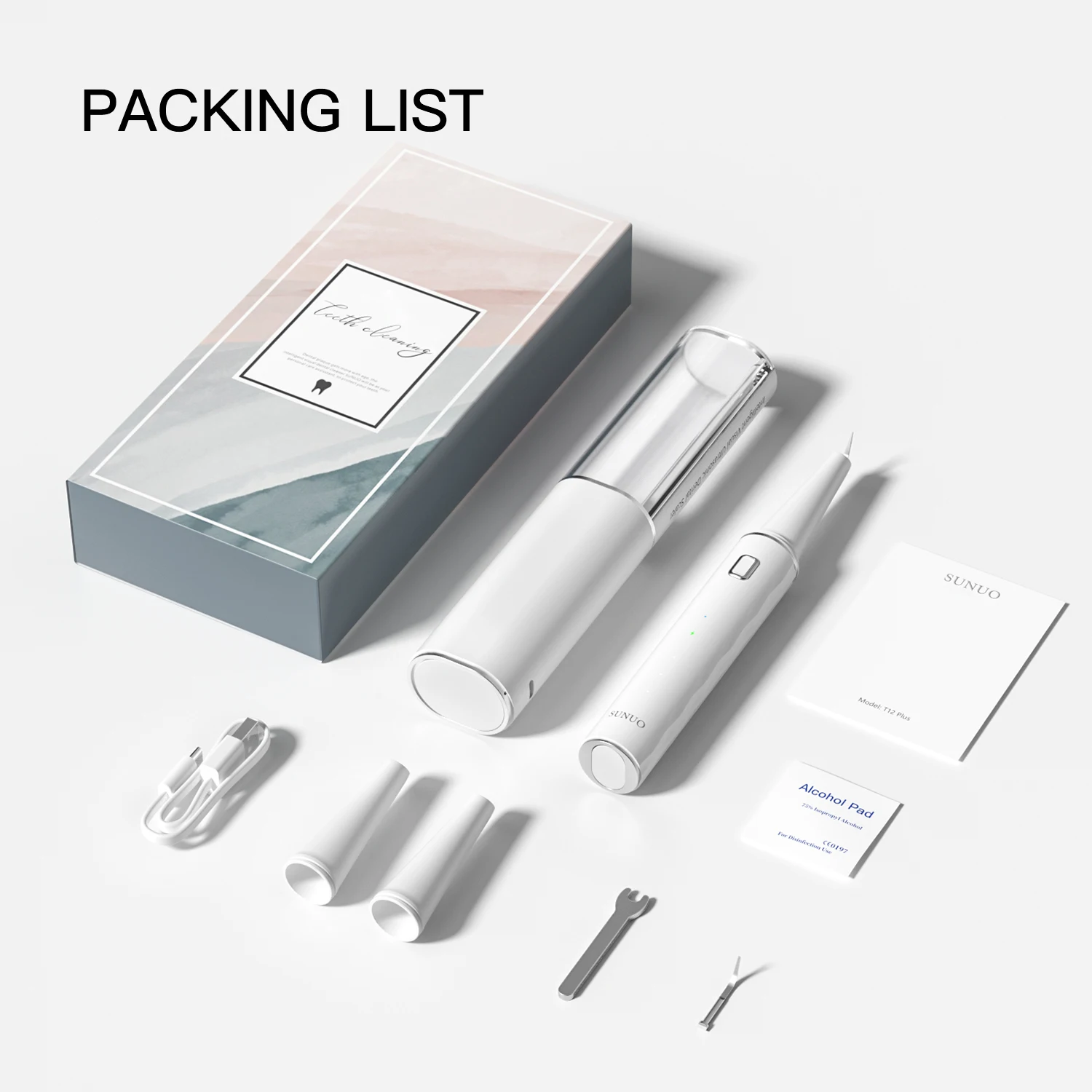 Rechargeable Electric Tooth Cleaning Instrument Automatic Portable Cleaner Dental At Home Pet Dog Ultrasonic Teeth Cleaner