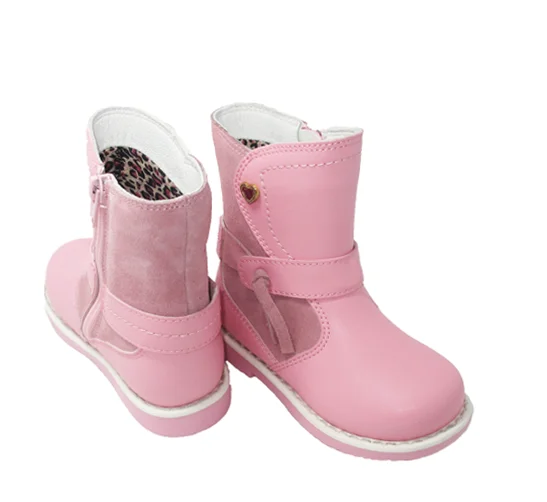 Popular orthopedic boots winter footwear for kids girls fashion and fancy winter ankle boots