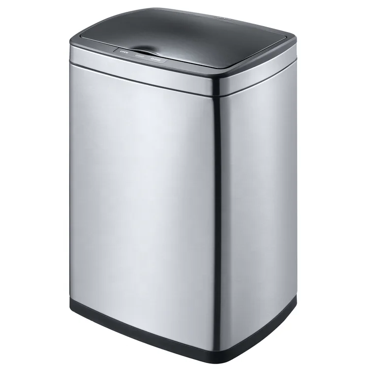 Factory Supply Stainless Steel Sensor Trash Cans 5.5 Gallon / 20 L , Home Intelligent Waste Bins