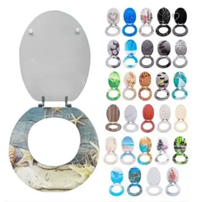 Luxury smart soft close asian pan biodegradable disposable toilet seat cover lifter foot disposable wood toilet seat bolt