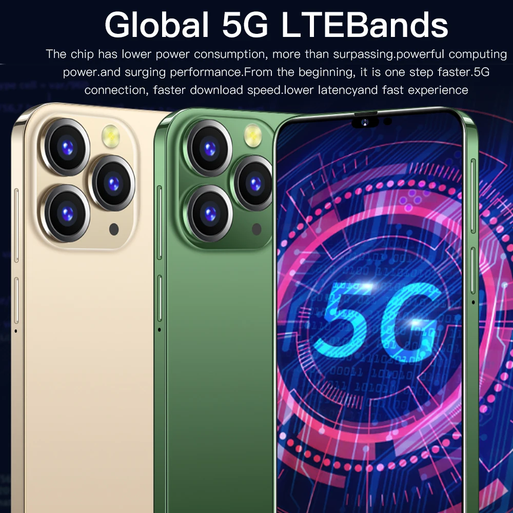 Factory Wholesale High Quality I14 Pro Max Smart Phone Mobile Phones