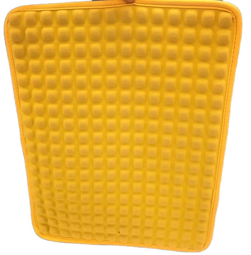 Classical Car Seat Cooling Gel Memory Foam Seat Cushion With Cover . Green Gel Cushioning  Sheet