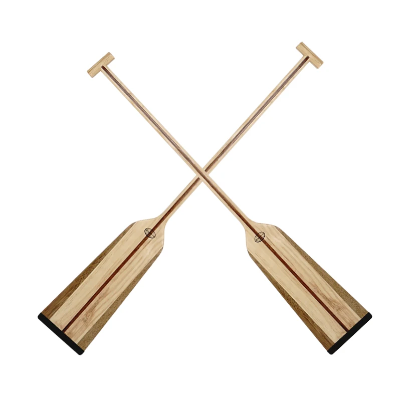 IDBF Approved Wood Dragon Boat Paddle OEM Fixed Length 1 Piece 120CM 125CM 130CM Wooden Boat Paddle