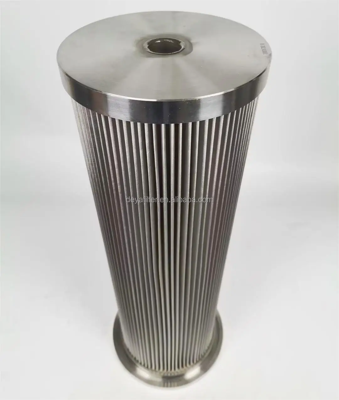 Direct sale stainless steel cross flow oil filter cartridge wire pleated filter cartridge for power plant lube oil system