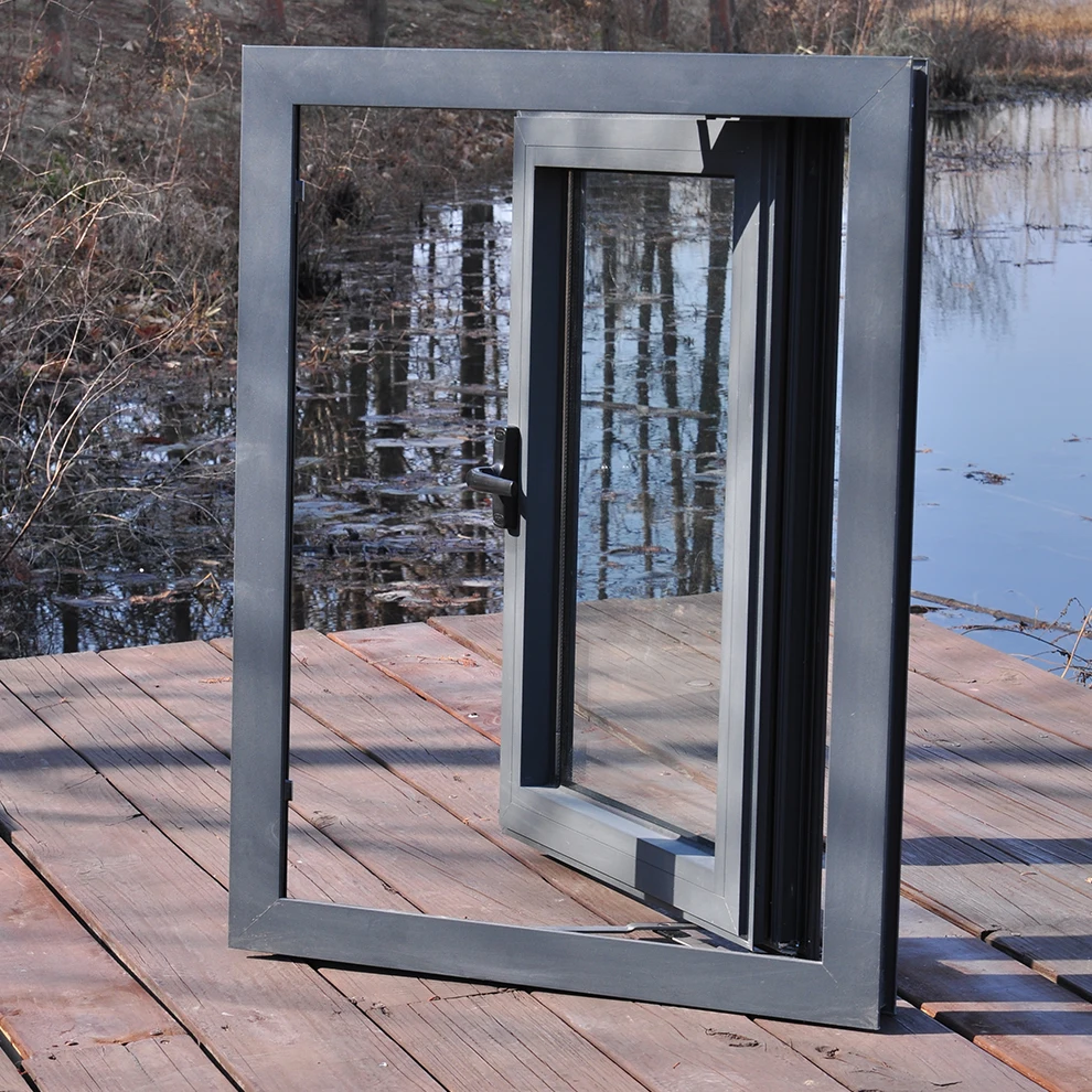 Factory price tilt and turn aluminium doors and windows insulation tempered glass aluminium casement windows